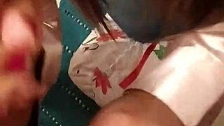 Watch her suck the well-endowed under that skirt?