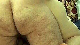 BBW fiercely rides hard cock POV