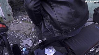 Hot Milf Craves Motorcycles and Massive Dicks in Public Play