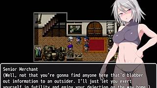 Grace navigates the labyrinth town's mysterious paths