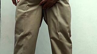 Hot Maestro Spanks in Gay Costume Fun