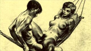 i can’t stop staring at these vintage erotic sketches