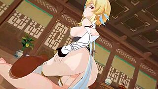 Genshin impact cowgirl mmd animation!