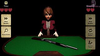 X Roulette 3 Lying On Table For Pounding