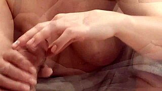 girlfriend sticks finger in my urethra and jerks me off close-up