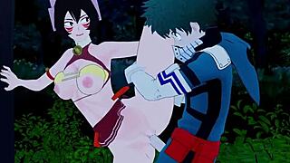 Intense 3D hentai featuring Shino Sosaki and Izuku Midoriya