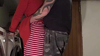 My wife got dick in the laundry room, it was so hot