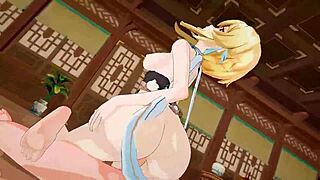 Genshin impact cowgirl mmd animation!