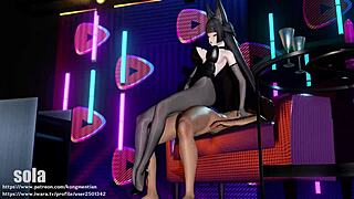 Miyabi explores anime hentai worlds with friends