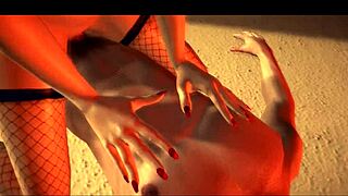 The juliet session scene in 3d anime hentai porn.