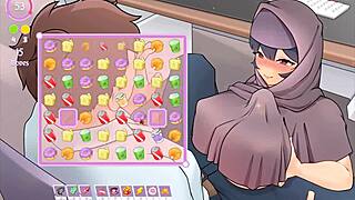 Tsundere Milf Gets Titjob From Monster Cock Under Desk In Hentai