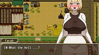 Farah tries to help but gets stuck on the roof