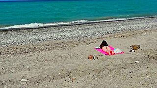 Skinny Amateur in Lingerie Teases with Solo Masturbation and Homemade Massage, Feeling Aroused