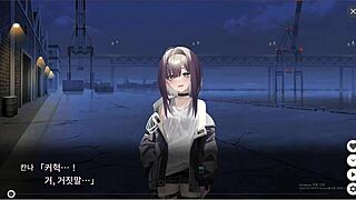 Dead end city blues fighter in anime style