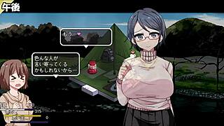 Anime and hentai game with winter theme