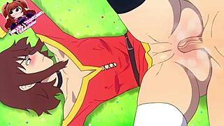 Megumin and Kazuma in Passionate Encounter!