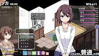 Anime and hentai game with winter theme