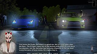 Race of life episode 7 features race and boobs in anime hentai game. 😏