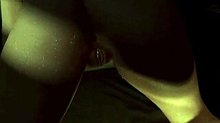 Is this cute horror queen fingering her pussy until she squirts?