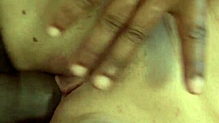 Hard fast anal pounding for mature European cougar with BBC