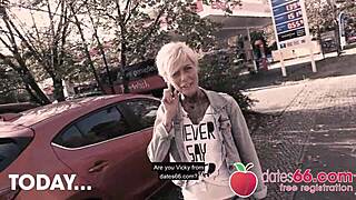 slim milf vicky hundt craves outdoor action