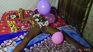 presented pussy as christmas gift to ex boyfriend who fucked hard