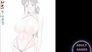 Anime Girl Fucked By Dildo In Game!