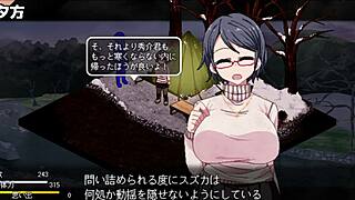 Anime and hentai game with winter theme