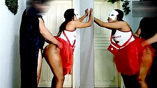 zorro fucks the naughty nurse with anal and blowjob