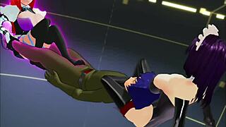 girl b hero scenes part 39 with monster lord 5