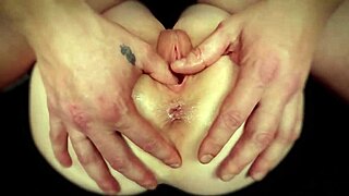 Damn, tiny petite pussy drilled hard and filled with hot cum!