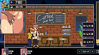 Perverted game play with claroro and lucky delivery man