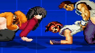 yuri and rin explore anime game worlds together