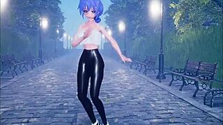 Cute Anime Girl Dances And Gets Fucked!