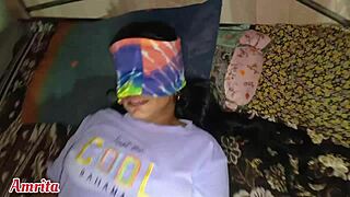 Step sister dominates in raw Indian desi sex video
