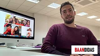 Hot blonde milf dives into pussy in morbid situation!