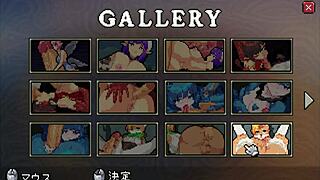 Perverted game play with claroro and lucky delivery man