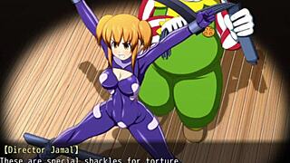 Marina faces shame in underground circus with bound fisting games