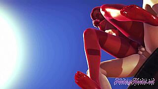 in zelda hentai 3d, the gerudo girl gets fucked in the desert