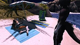 Mellow fruit furry contrasts intense yiff scenes with milf and young characters