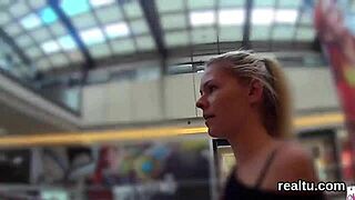 Glamorous Czech Teen Seduced in Supermarket POV Reaming