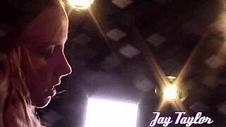 Jay and loni perform dance routine