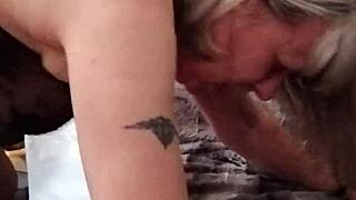 face and sounds of an arse fuck with housewife orgasm