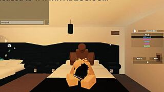 big ass whore riding big black cock in roblox porn scene