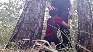 Lesbian love in the woods: hot and wild sex
