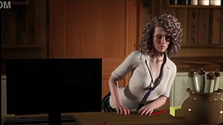 I visited my girlfriend's friend at her workplace