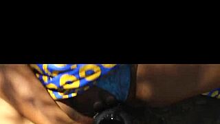 Ebony Solo Date With Moaning And Squirting!