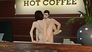 Grand Theft Auto V porn: Executive Assistant gets naughty