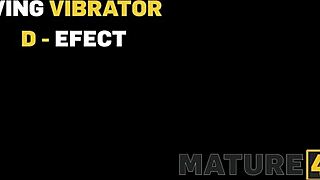 Delivering wild orgasms to Czech cougar's shaved pussy!