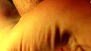 on halloween night, she receives intense pussy licking